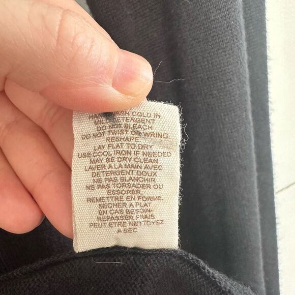 Free People Women’s Medium Assymetrical Cotton Jacket Sweater - Picture 4 of 7